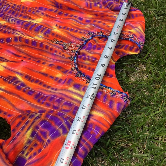 PRICE DROP 3 piece very nice the dye style Indian dress - Picture 8 of 13